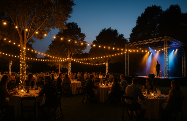 elegir iluminacion para eventos al aire libre ¿Cómo elegir iluminación para eventos al aire libre?
