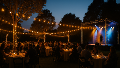 elegir iluminacion para eventos al aire libre ¿Cómo elegir iluminación para eventos al aire libre?